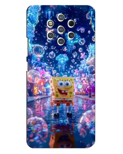 Чехол для Nokia 9 с картинкой «Неоновый океан» Чехол для Nokia 9 с картинкой «Неоновый океан»