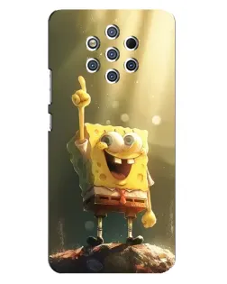Чехол для Nokia 9 с картинкой «Сияющий Спанч Боб»