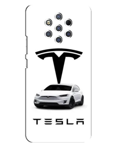 Чехол для Nokia 9 с картинкой «Tesla White Style»
