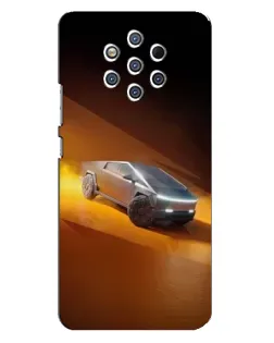 Чехол для Nokia 9 с картинкой «Cybertruck в пустыне»