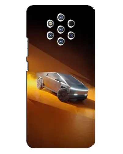 Чехол для Nokia 9 с картинкой «Cybertruck в пустыне»