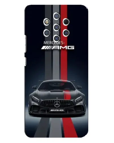 Чехол для Nokia 9 с картинкой «Mercedes — белый карбон» Чехол для Nokia 9 с картинкой «Mercedes — белый карбон»