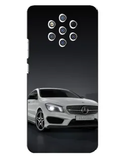 Чехол для Nokia 9 с картинкой «Mercedes AMG GT Silver»