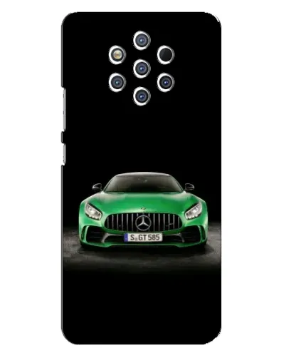 Чехол для Nokia 9 с картинкой «Mercedes — неоновый лого» Чехол для Nokia 9 с картинкой «Mercedes — неоновый лого»
