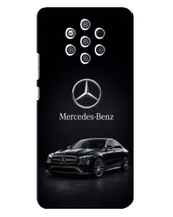 Чехол для Nokia 9 с картинкой «Mercedes — решетка радиатора»