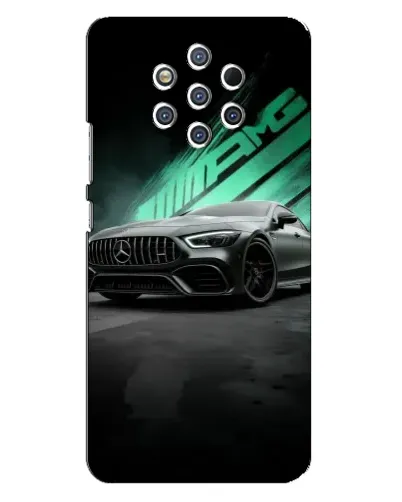 Чехол для Nokia 9 с картинкой «Темный Mercedes AMG» Чехол для Nokia 9 с картинкой «Темный Mercedes AMG»