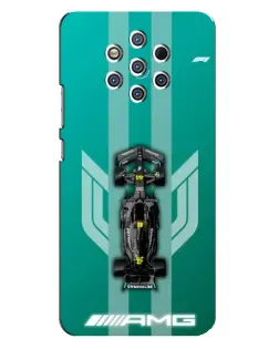 Чехол для Nokia 9 с картинкой «Mercedes AMG Petronas»