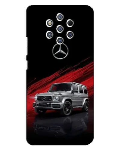 Чехол для Nokia 9 с картинкой «Mercedes G-Class красный» Чехол для Nokia 9 с картинкой «Mercedes G-Class красный»