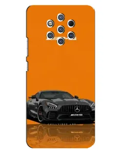 Чехол для Nokia 9 с картинкой «Оранжевый Mercedes AMG»
