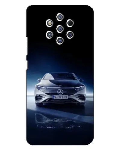 Чехол для Nokia 9 с картинкой «Ночной Mercedes EQ» Чехол для Nokia 9 с картинкой «Ночной Mercedes EQ»