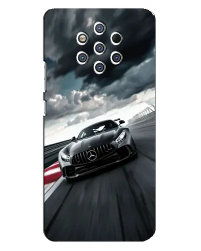 Чехол для Nokia 9 с картинкой «Гоночный Mercedes AMG» Чехол для Nokia 9 с картинкой «Гоночный Mercedes AMG»