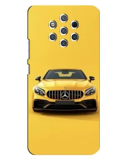 Чехол для Nokia 9 с картинкой «Желтый Mercedes GT»