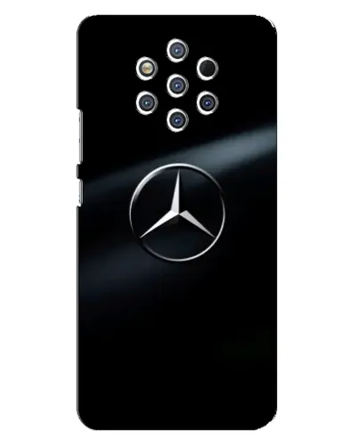 Чехол для Nokia 9 с картинкой «Mercedes на металле» Чехол для Nokia 9 с картинкой «Mercedes на металле»