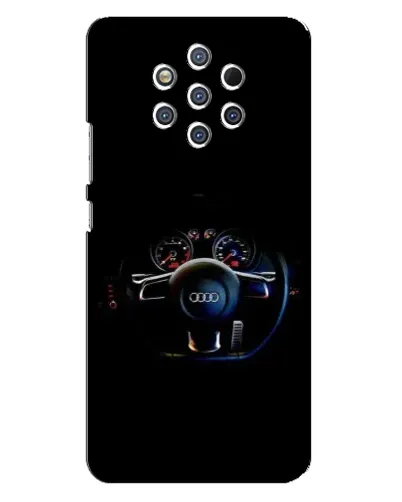 Чехол для Nokia 9 с картинкой «Салон Audi — руль» Чехол для Nokia 9 с картинкой «Салон Audi — руль»