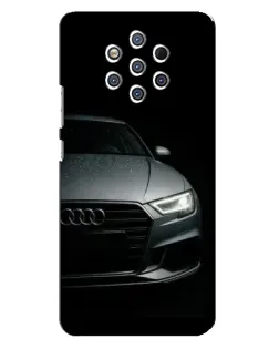 Чехол для Nokia 9 с картинкой «Audi — детализация кузова»