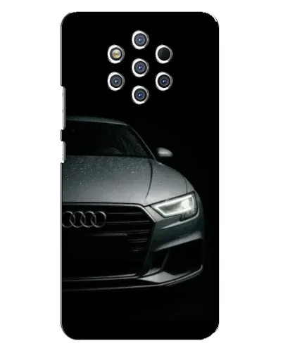 Чехол для Nokia 9 с картинкой «Audi — детализация кузова» Чехол для Nokia 9 с картинкой «Audi — детализация кузова»