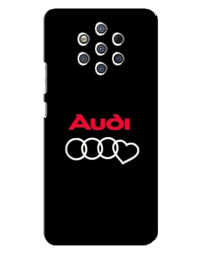 Чехол для Nokia 9 с картинкой «Логотип Audi Heart» Чехол для Nokia 9 с картинкой «Логотип Audi Heart»