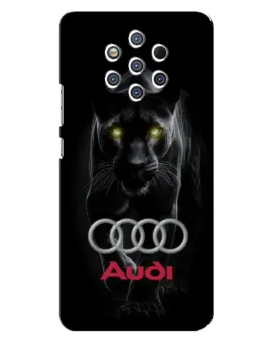 Чехол для Nokia 9 с картинкой «Пантера и Audi» Чехол для Nokia 9 с картинкой «Пантера и Audi»