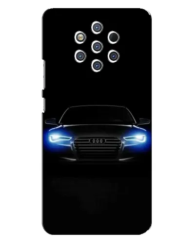 Чехол для Nokia 9 с картинкой «Audi в неоне» Чехол для Nokia 9 с картинкой «Audi в неоне»