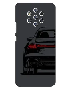 Чехол для Nokia 9 с картинкой «Задняя часть Audi — арт»