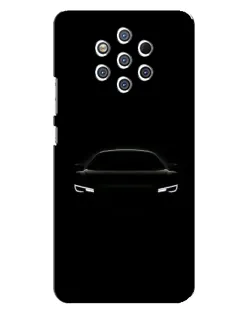 Чехол для Nokia 9 с картинкой «Взгляд Audi в темноте»