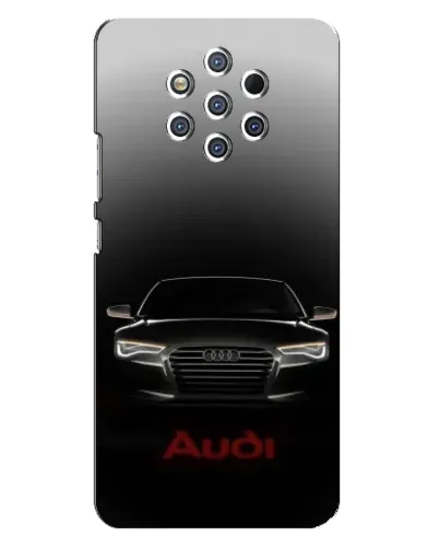 Чехол для Nokia 9 с картинкой «Audi — градиентный контур» Чехол для Nokia 9 с картинкой «Audi — градиентный контур»
