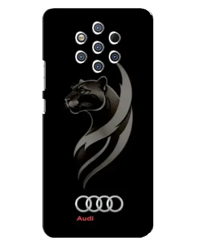 Чехол для Nokia 9 с картинкой «Графика — пантера и Audi» Чехол для Nokia 9 с картинкой «Графика — пантера и Audi»