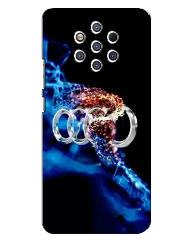 Чехол для Nokia 9 с картинкой «Энергия лого Audi» Чехол для Nokia 9 с картинкой «Энергия лого Audi»