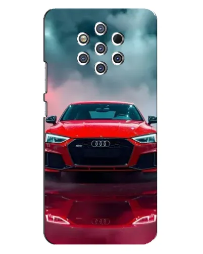 Чехол для Nokia 9 с картинкой «Audi RS — красный стиль» Чехол для Nokia 9 с картинкой «Audi RS — красный стиль»