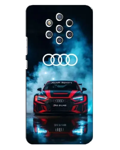 Чехол для Nokia 9 с картинкой «Audi Sport — неон» Чехол для Nokia 9 с картинкой «Audi Sport — неон»
