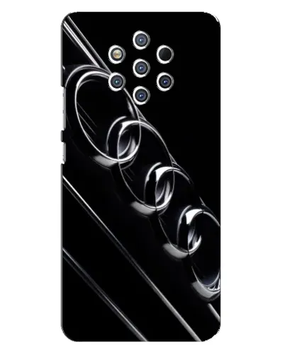 Чехол для Nokia 9 с картинкой «Audi — абстрактные кольца» Чехол для Nokia 9 с картинкой «Audi — абстрактные кольца»