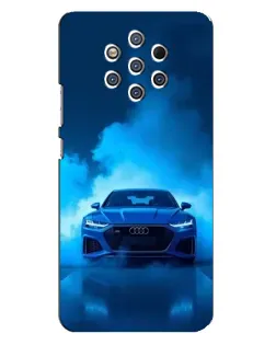 Чехол для Nokia 9 с картинкой «Audi — голубая энергия»