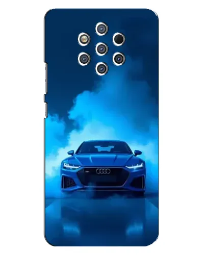 Чехол для Nokia 9 с картинкой «Audi — голубая энергия» Чехол для Nokia 9 с картинкой «Audi — голубая энергия»