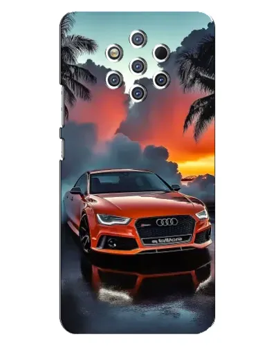 Чехол для Nokia 9 с картинкой «Audi — закат» Чехол для Nokia 9 с картинкой «Audi — закат»