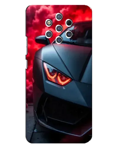 Чехол для Nokia 9 с картинкой «Lamborghini красное сияние» Чехол для Nokia 9 с картинкой «Lamborghini красное сияние»