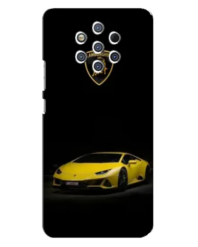 Чехол для Nokia 9 с картинкой «Lamborghini желтый акцент» Чехол для Nokia 9 с картинкой «Lamborghini желтый акцент»
