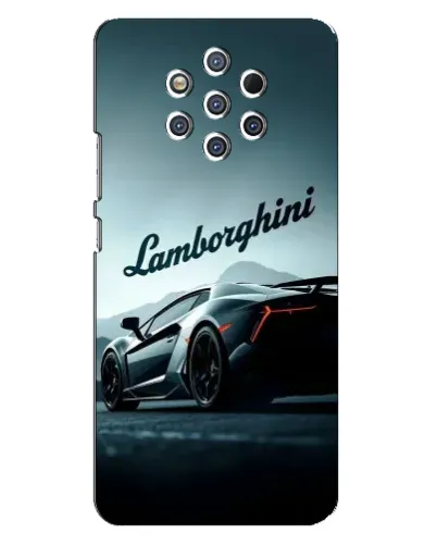 Чехол для Nokia 9 с картинкой «Классическая надпись Lamborghini» Чехол для Nokia 9 с картинкой «Классическая надпись Lamborghini»
