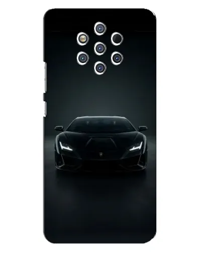 Чехол для Nokia 9 с картинкой «Черный Lamborghini Aventador» Чехол для Nokia 9 с картинкой «Черный Lamborghini Aventador»