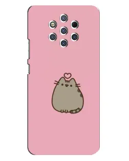 Чехол для Nokia 9 с картинкой «Pusheen сердце» Чехол для Nokia 9 с картинкой «Pusheen сердце»