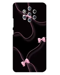 Чехол для Nokia 9 с картинкой «Розовые ленты»