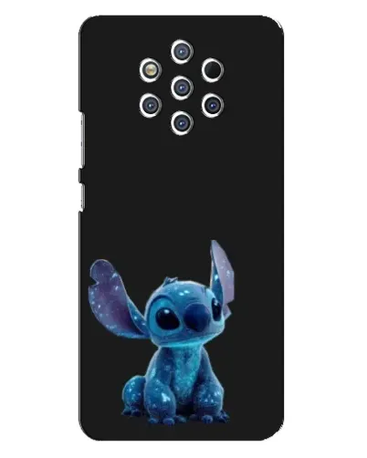 Чехол для Nokia 9 с картинкой «Стич на черном» Чехол для Nokia 9 с картинкой «Стич на черном»