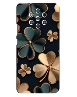 Чехол для Nokia 9 с картинкой «Клевер в золоте» Чехол для Nokia 9 с картинкой «Клевер в золоте»