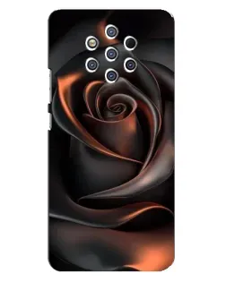 Чехол для Nokia 9 с картинкой «Шелковая черная роза» Чехол для Nokia 9 с картинкой «Шелковая черная роза»