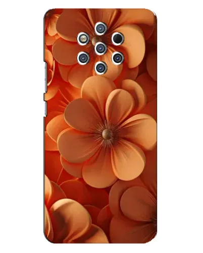 Чехол для Nokia 9 с картинкой «Оранжевый макро цветок» Чехол для Nokia 9 с картинкой «Оранжевый макро цветок»