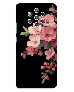 Чехол для Nokia 9 с картинкой «Розовая ветка сакуры» Чехол для Nokia 9 с картинкой «Розовая ветка сакуры»