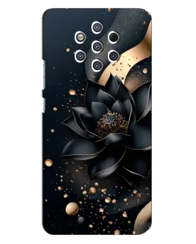 Чехол для Nokia 9 с картинкой «Черный лотос» Чехол для Nokia 9 с картинкой «Черный лотос»