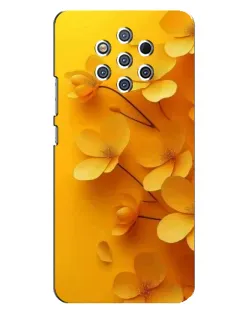 Чехол для Nokia 9 с картинкой «Золотые лепестки» Чехол для Nokia 9 с картинкой «Золотые лепестки»