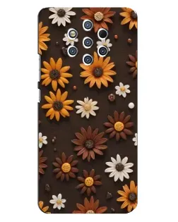 Чехол для Nokia 9 с картинкой «Узор из маленьких подсолнухов» Чехол для Nokia 9 с картинкой «Узор из маленьких подсолнухов»