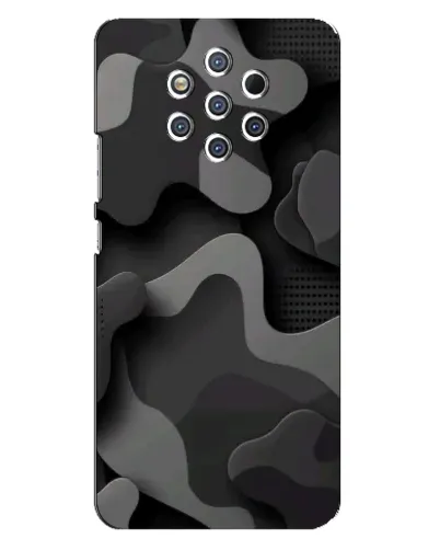 Чехол для Nokia 9 с картинкой «Темный абстрактный камуфляж» Чехол для Nokia 9 с картинкой «Темный абстрактный камуфляж»