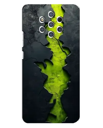 Чехол для Nokia 9 с картинкой «Салатовый разлом скалы» Чехол для Nokia 9 с картинкой «Салатовый разлом скалы»